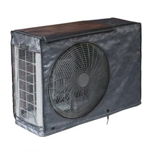 LXRHLIKG Housse Pompe a Chaleur Piscine en Tissu Oxford 900D, Cache Pompe a Chaleur Extérieur Ignifuge Mini Split, Cache Climatiseur Extérieur(Black,100x80x43cm/39x31x17in) (LXRHLIKG, neuf)