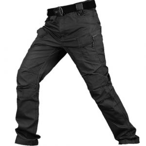 uxxnjfg Pantalon Cargo Homme Militaire Travail Grande Taille Pantalon Chino Homme Randonnée Militaire Slim Survêtement Stretch Chantier Multipoches Pants Extensible Chasse Sportswear Black 3XL (uxxnjfg, neuf)