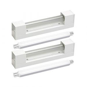 Loire Lino Lot de 2 lampes halog&egrave;nes pour miroir de salle de bain 50 W S19 Transparent Blanc chaud 2700 K (ncc-design, neuf)
