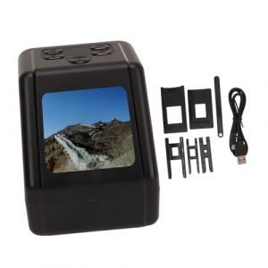 Scanner de Film, Scanner de Film et de Diapositives Haute fidélité Tout-en-Un, Convertit Les Films/Diapositives/négatifs 35 Mm 135 110 126 et Super 8 en Photos JPG Numériques 12 MP (Folanda, neuf)