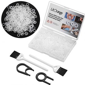 Litorange Lot de 500 joints toriques universels transparents en silicone 40 A pour clavier Cherry MX Switch et touches mécaniques (Litorangeuk, neuf)
