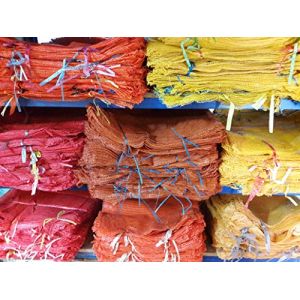 Lot de 300 sacs Raschel 50 x 80 cm (25-30 kg) Orange (Online und Markthandel, neuf)