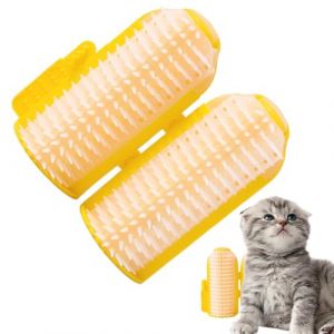 Grattoir d'angle pour chat pour mur, griffoir d'angle pour chat | Peigne de massage Outil de toilettage avec herbe &agrave; chat plus douce pour chatons, chiens, animaux domestiques, bureau, &eacute;tag&egrave;re &agrave; livres (XiQiYuyidian, neuf)