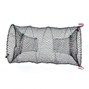 Nasse Ecrevisses,Portable Pli&eacute; Filet De P&ecirc;che Net Zipper Net Nasse &Agrave; &Eacute;crevisses Pliable Crevette Carpe &Eacute;crevisses Crabe App&acirc;ts Ca Mesh Pi&egrave;ge(25Cm) (Youluu-cd, neuf)