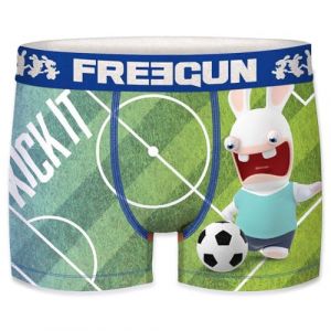 FREEGUN Boxer Homme Lapins Crétins (XXL, Kick it Football) (FRENCH MARKET, neuf)