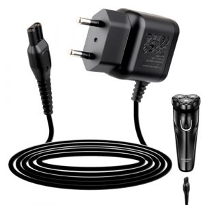 15V HQ8505 Chargeur Tondeuse Rasoir Compatibilité avec Rasoir Philips Nore-lco hq8505 7000 5000 mg 5750 mg 7790 mg 7770 mg 7720 BG5020 15V Chargeur Tondeuse Barbe 5.4W Cordon Alimentation Rasoir (XiYuFeiHui, neuf)