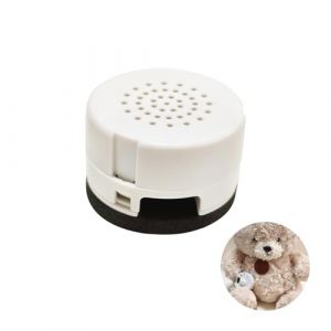 Enregistreur Vocal pour Peluche 60 Secondes, Module Audio Enregistrable pour Jouets, Peluche avec Enregistrement Vocal, Mini Enregistreur Vocal, Cadeau DIY, Message Personnalisé (JiaHeHe, neuf)