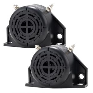 FARBIN Lourds Voitures Alarme Sonore Marche Arri&egrave;re 105db 12V/48V Alarme Recul D'avertissement de Bip Etanche Industriel pour V&eacute;hicules Camion Fourgonnettes 2pcs (ALLREY, neuf)