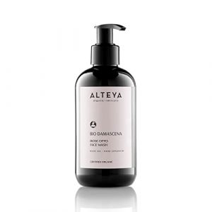 Alteya Organic Nettoyant pour le visage à la rose 250ml - Savon biologique 100% biodégradable certifié USDA - Complexe de revitalisation de la peau - Nourrissant, purifiant et détoxifiant (Alteya Organics - Europe, neuf)