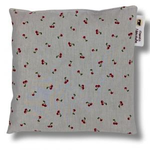 Franzis N&auml;hstube 20x20cm Coussin noyaux de cerise blanc en 100% coton I Coussin graines de cerise 20x20 pour micro-ondes I Coussin chauffant, coussin noyaux de cerise, coussin chauffant nuque (IT-Tronics GmbH, neuf)