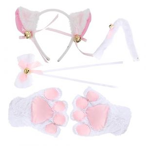VICASKY Costume De Chat Cosplay Pour Chaton D&eacute;guisement Jeu De R&ocirc;le Tenue F&ecirc;te Th&eacute;matique D&eacute;guisement Chat (Belicious Helper, neuf)