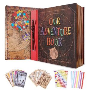 Our Adventure Book Album Photo Scrapbooking,Livre d'or Mariage,Livre d'or Anniversaire,Album Photo Mariage,No&euml;l Anniversaire,Cadeau Saint Valentin(60 Pages) (Guang Zhou Huang Chao Mao Yi You Xian Gong Si, neuf)
