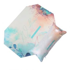 BIUDECO Set de Coussin et Tapis de Main pour Manucure Octogonal Accessoire Nail Art Confortable et Protecteur pour Salon et Usage Personnel (XUETN, neuf)