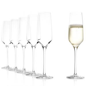St&ouml;lzle Lausitz Verres &agrave; Champagne Experience Lot de 6, 190 ml &ndash; &Eacute;l&eacute;gantes Fl&ucirc;tes Cristal pour Champagne & Prosecco &ndash; R&eacute;sistants & Lavables en Machine (Varotto & Co., neuf)