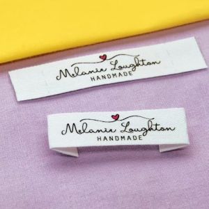 &Eacute;tiquettes De V&ecirc;tements En Ruban Personnalis&eacute;es, &Eacute;tiquettes &Agrave; Coudre Personnalis&eacute;es, &Eacute;tiquettes De V&ecirc;tements Sur Mesure, &Eacute;tiquettes Scolaires For V&ecirc;tements Avec Logo Ou Texte, Accessoires De Couture(1 (shengbeidz, neuf)