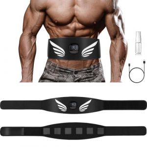Ceinture Abdominale Electrostimulation, Profey EMS Electrostimulateur Musculaire avec 10 Mode 30 Intensit&eacute;S Et Affichage Des Calories Br&ucirc;L&eacute;Es, ceinture electrostimulation abdominale pour Hommes/Femmes (ProfeyEU, neuf)