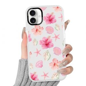 Vxinvnoi Coque pour iPhone 17, Fleur Aesthetic Design Motif Transparente Housse Anti-Rayures Protection &Eacute;tui, TPU Silicone Femme Fille Coque Etui Bumper Cover pour iPhone 17 6,3'' - Etoile (FORSALOR TRADING, neuf)