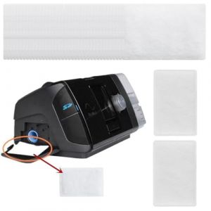 SGERUFZ Filtre pour ventilateur 30 pièces, filtre ultrafin compatible S9/S10, filtre de rechange CPAP, filtre jetable, mousse filtrante, filet filtrant (BeanyBeng, neuf)