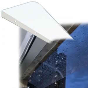 Auvent pour Fen&ecirc;tre Et Porte D&rsquo;Entr&eacute;e, Marquise Ext&eacute;rieure Transparente en Polycarbonate pour Protection Contre Le Soleil, UV, Pluie Et Neige, Largeur 40 Cm 80 Cm 100 Cm 120 Cm(500x1200MM) (HYPMY, neuf)