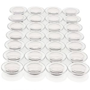 PYJLBX Aimant Frigo, 28pcs Magnet Frigo Aimant Puissant Aimants Tableau Magnétique, Petit Aimant Tableau Magnetique Aimant Tableau Blanc Mini Aimant Rond Magnets, pour L'école, Bureau,Frigo (Blanche) (Shenzhen Pingyijia Trading Co.,Ltd, neuf)