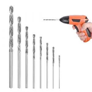 Foret Diamant, 8 Pièces Forets Hélicoïdaux à Pointe Diamantée, Fo ret Hédicoïdaux à Pointe Diamantée, For et Verre, For et à Pierre pour Banc Perceuse Moulin Suspendu0.8/1.0/1.2/1.5/1.8/2.0/2.5/3.0mm (SUSAN ALICE MORROW-, neuf)