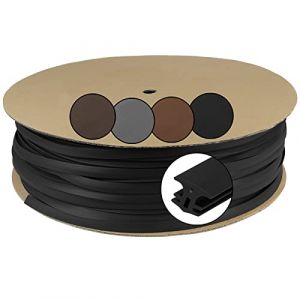 Montafox Ruban pour joints de terrasse bande d'étanchéité joint d'étanchéité largeur 5-7 mm/longueur 100 m noir lames de terrasse bois composite bois pierre (BB Sport, neuf)