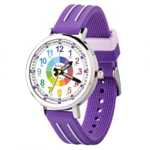 Kiddus Montre Éducative pour Enfants, Montre Bracelet Analogique pour Garçon et Fille à partir de 5 Ans, 3ATM et 5ATM, Première Montre avec Heures et Minutes, Cadeau Apprentissage pour Enfant (Kiddus, neuf)