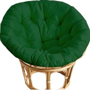 JORTUIO Coussin De Siège Rond,Coussin De Chaise Suspendue Coussin De Chaise Papasan Extérieur, Coussin De Chaise Confortable Coussin De Siège Amovible pour Jardin Terrasse(Vert foncé,60x60cm) (Danansentt Shop, neuf)