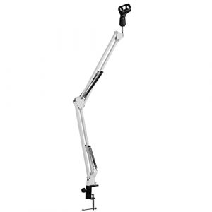 SHUIYUE Support de Table de Support de Microphone Support Paresseux avec Clip de Microphone &agrave; Bras Extensible,Pied de Micro Extensible (minimin, neuf)