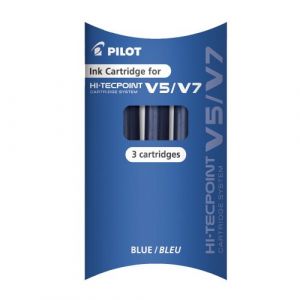 Pilot Recharge pour Rollerball &agrave; Encre Liquide Syst&egrave;me V5 / V7 - Bleu, 12 x Paquet de 3 (DLM Direct FR, neuf)