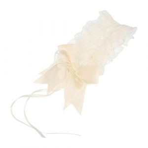 BESPORTBLE Vintage Lolita En Dentelle Bande De Coiffure Avec Bow-taid Coiffure Kawaii Lolita Robe Lolita Costume Cosplay Fête Accessoires (Breeze & Leaves, neuf)