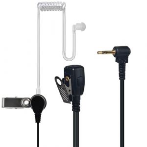 YNIBST Oreillette 1 Broche 2,5 mm pour Talkie Walkie, Casque Radio Bidirectionnel avec Micro PTT et Tube Acoustique, Compatible avec Motorola Talkabout TLKR T62, T82, T82 Extreme, T92 H2O (YNIBST-Direct EU, neuf)