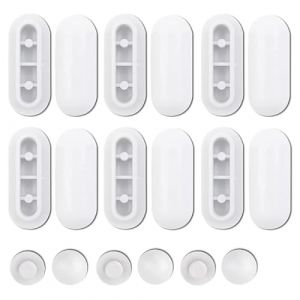 ZORTVUL 18 Pièces Amortisseur Universel Wc, Tampons Pour Abattant De Wc,Tampon Universel Pour Siège De Toilette Kit D'Amortisseurs,Abattant Wc Tampon De Remplacement De Toilette Pour La Maison (ZHAO LEI DE DIAN, neuf)