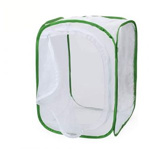Yeeda Cage à insectes et habitat – Cage portable en maille filet avec poignée pour intérieur et extérieur, cage à insectes respirante pour papillons, chenilles, plantes (DeciSan, neuf)