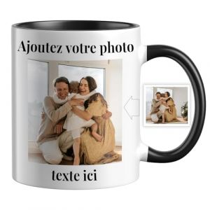 Tasse personnalis&eacute;e avec photo Tasse &agrave; caf&eacute; personnalis&eacute;e avec photo Tasse &agrave; caf&eacute; personnalis&eacute;e avec nom Tasse personnalis&eacute;e double face 11oz Nouveaut&eacute; Cadeaux personnalis&eacute;s pour hommes et femmes (HB Promotion Craft, neuf)