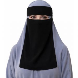 NAJMA &ndash;Niqab Luxe Soie de M&eacute;dine Femme &ndash; Tissu Premium Italien &ndash; &Eacute;l&eacute;gant, Fluide & Ultra Confort &ndash; Sp&eacute;cial Omra, Hajj & Usage Quotidien &ndash; Finition Haut de Gamme (Najma Najma, neuf)