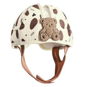 Surakey Casque Anti Chute Bebe, Casque Bebe Antichoc Protection, B&eacute;b&eacute; T&ecirc;te de Protection, Ajustable, Respirant, Chapeau S&eacute;curit&eacute; B&eacute;b&eacute; 0-3 Ans, pour Enfant Apprendre &Agrave; Ramper Et &Agrave; Marcher, #1 (Surakey, neuf)