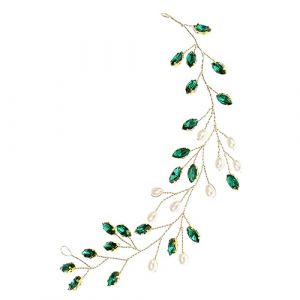 Happyyami Vigne De Cheveux De Mariage Avec Perles Et Vigne De Cheveux Pour Mari&eacute;e Pour Coiffure De F&ecirc;te (Liunmiao, neuf)