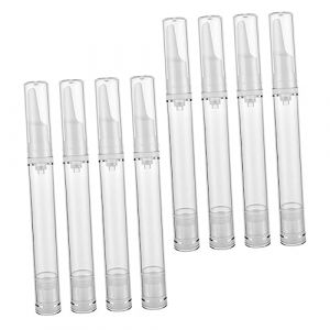 STOBAZA 8 pi&egrave;ces Flacons Pompe Airless Bouteilles Vides pour S&eacute;rum Yeux Lotion Vacuum Cosm&eacute;tiques Rechargeables Transport Voyage (Vitong, neuf)