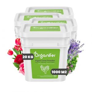 Poudre De Chaux D'Algues - 20 Kg - Calcareum De Lithothamne Pur - Id&eacute;al Pour L'Entretien Des Buis Et Du Jardin - Contient Du Calcium Et Du Magn&eacute;sium - Organifer (Wilpe Store, neuf)
