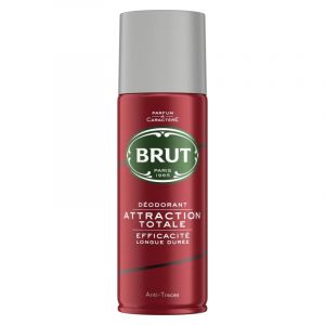 BRUT - Brut Déodorant Atomiseur Attraction Totale 200Ml - Lot De 4 (LE GRAND MARCHE DE FRANCE, neuf)