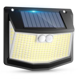 Lampe Solaire Exterieur Détecteur Mouvement: 248 LED Lumiere Solaire Extérieur avec Détecteur de Mouvement 3 Modes 270° Eclairage IP65 Etanche Spot Exterieur Mural Applique pour Jardin Garage Lot de 1 (ZCEU-001, neuf)