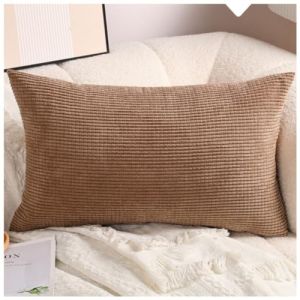 Taie D'oreiller 50x70,60x80 Extensible Housse De Coussin 30x50, Taie Oreiller 40x60,Housse D'oreiller 40x70 Rectangulaire Velours C&ocirc;tel&eacute; Housses De Coussin Luxe Style Pour Canap&eacute; ( Color : #9 , Size : (leeupault, neuf)