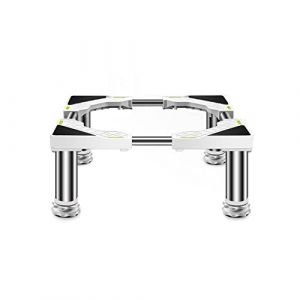Base de Sèche-linge Scratch Prévention Base de Réfrigérateur Réglable Longueur/Largeur 45-65cm Socle Lave Linge Support pour lave-vaisselles fours 4/8/12 ventouse Pieds (Quincaillerie NO.1, neuf)