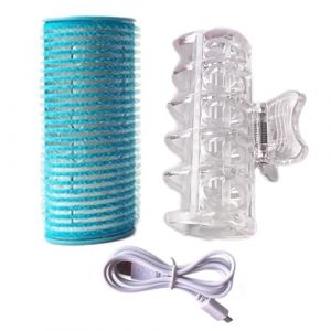 Bangs Curling Iron - Chemins de voyage &agrave; cheveux portables | Rouleaux &agrave; cheveux auto-adh&eacute;sifs, outils de coiffage de frisage de cheveux sans chaleur, outil de boucle (Jiahu, neuf)