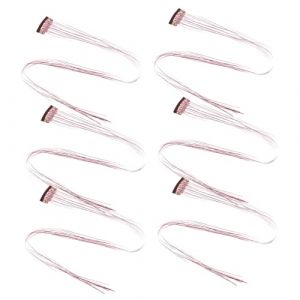 LALADEFIEE 6pièces Extensions De Cheveux Pailletés Tinsel Glitter Accessoires De Coiffure Pour Et Adultes (Yowanr, neuf)