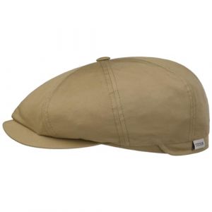 Stetson Casquette Hatteras Hertford Homme - Made in The EU Type Gavroche avec Visiere Ete Printemps-ete - L (58-59 cm) Khaki (Rockhats - Sp&eacute;cialiste des chapeaux et casquettes, neuf)