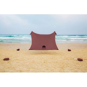 Grande Tente de Plage XXL Familiale Anti UV UPF 50+ - Abri Parasol Camping 5 Personnes, Installation 2min, Compact Voyage - 6 Couleurs - SHADYSAND (MODACODE FR, neuf)