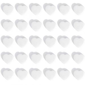 ZDZBLX Aimant Frigo Aimant Puissant, 30Pcs Aimants Tableau Magnétique Magnet Frigo Aimant Plat Petit Aimant Tableau Blanc Mini Aimant Magnets Decoratif, pour Tableau Magnetique Frigo (Coeur, Blanche) (Shenzhen Baolixin Trading Co.,  Ltd, neuf)