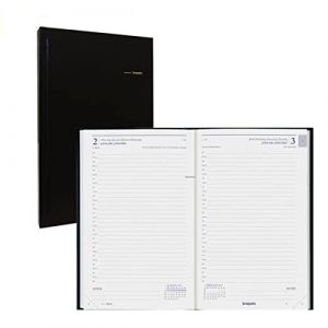 Agenda BREPOLS Caravelle T Carr&eacute; 13.3x21 cm - R&eacute;glure travers - 1 jour par page - 2026 (FOURNITURE DISCOUNT, neuf)